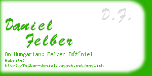 daniel felber business card
